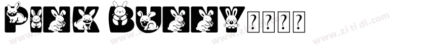 Pink Bunny字体转换
